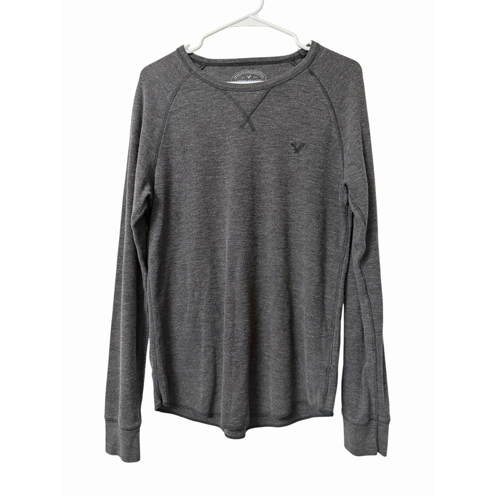 American Eagle AE Legend Thermal Waffle Knit Long Sleeve Crew Neck Men's Medium